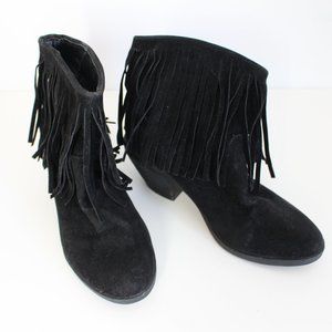 Fringe booties forever 21 sale